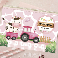 Kit Imprimible Vaca - Vaca Lola Rosa - Pirulero
