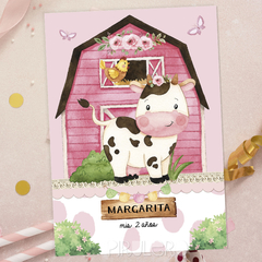 Kit Imprimible Vaca - Vaca Lola Rosa - tienda online