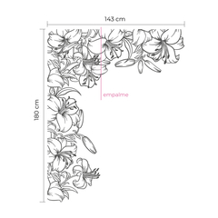 Esquinero de Flores | H055 en internet