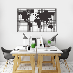 Mapa Mondrian | P009 - comprar online