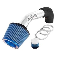 Kit Filtro Air Cool Esportivo Race Chrome Volkswagen 1.0 Azul