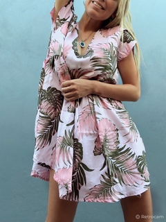 Vestido gajos tropical - comprar online