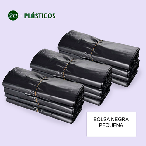 Bolsa para basura biodegradable 50L negro x 50 unidades 68.6x68.6