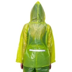 impermeable verde mujer