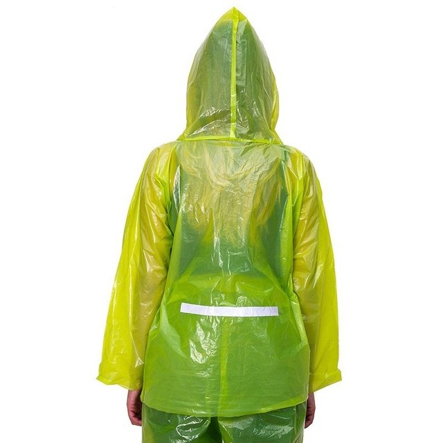 Bolsa impermeable para colación. Verde limón - Marca2