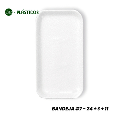 BANDEJA #7 PAQ X 20 UND - 14+3+11=38CM Ref Bel - 1118