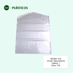 CUBREVESTIDOS 16 (40cm) x22 (55cm) x1 PP TTE por 50 und Ref Bel-316: - comprar online