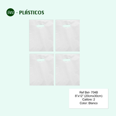 TIPO RIÑON BLANCA - 8"x12" (20cmx30cm)  Cal 2.0 - 100 und Ref Bel- 704B - comprar online