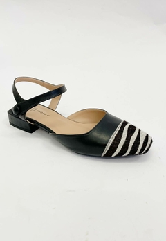 Sapato Feminino Salto Baixo Zebra - comprar online