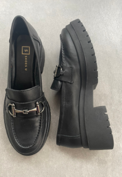 Mocassim Tratorado Oxford Preto Katia