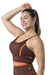 Top Fit Valencia Galao e Cos Destaque c/ Bojo MCF590 CouroLaranja - comprar online