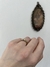 Anillo Hojas Bronce - Solo talles 16 y 17 mm de diametro - 2da foto instructivo de medición en internet