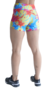 short feminino para treino floral