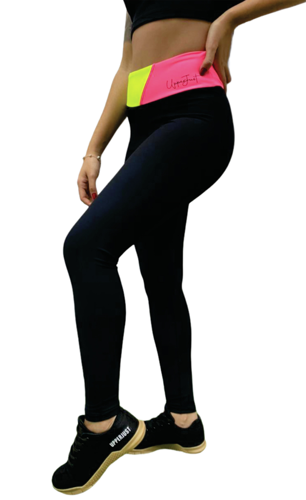 Legging cintura alta e moda fitness