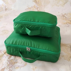 Dúo de organizadores impermeables color Verde Benetton - Swi objetos