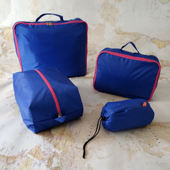 Combo viajero Azul Francia / Fucsia - tienda online