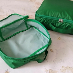 Dúo de organizadores impermeables color Verde Benetton - comprar online