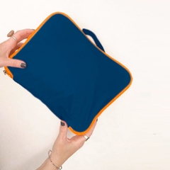 Set para organizar las valijas Azul acero / naranja 4 piezas - tienda online