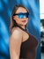 Óculos de Sol Duna Azul Espelhado - comprar online