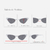 Óculos de Sol Erica Branco - loja online