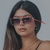 Óculos de Sol Késia Cinza Transparente na internet