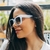 Óculos de Sol Pudim Azul Claro - comprar online