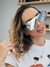 Óculos de Sol Granola Nude Transparente - comprar online