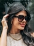Óculos de Sol Priscila Marrom Transparente - comprar online