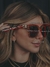 Óculos de Sol Chocolate Laranja Mescla na internet