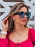 Óculos de Sol Sena Preto com Azul - comprar online