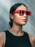 Óculos de Sol Eleanor Vermelho - comprar online