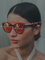Óculos de Sol Gaia Vermelho Espelhado na internet