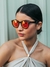 Óculos de Sol Gaia Vermelho Espelhado - comprar online