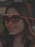 Óculos de Sol Tinsel Cinza Transparente na internet