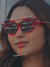 Óculos de Sol Taina Vermelho Transparente na internet