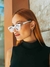 Óculos de Sol Montenegro Branco Degradê - comprar online