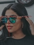 Óculos de Sol India Verde Espelhado na internet