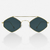 Óculos de Sol Carolla Verde com Dourado - comprar online