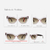 Óculos de Sol Marília Rosa Transparente - loja online