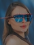 Óculos de Sol Duna Azul Espelhado na internet