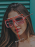 Óculos de Sol Flame Rosa com Laranja na internet