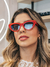 Óculos de Sol Luísa Vermelho - comprar online