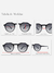 Óculos de Sol Zaira Preto Degradê - Pimenta Rosa | Óculos de sol