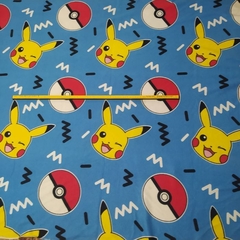 Tecido Soft Estampado Pokémon