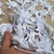 Tecido Tule Bordado 3D Floral Branco 01