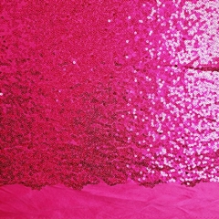 Tecido Malha Bordado com Paetê Fashion Pink - comprar online