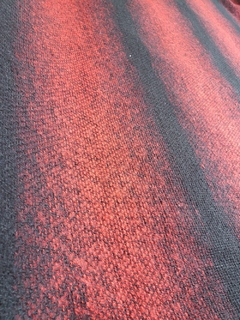 Tecido Lã Pesada Degrade Vermelho/Preto - comprar online