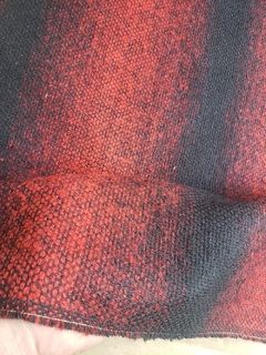 Tecido Lã Pesada Degrade Vermelho/Preto - Tecidos Baratos - Compre e receba em casa.