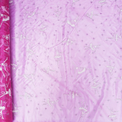 Tecido Organza com Glitter Bailarina Pink - Tecidos Baratos - Compre e receba em casa.