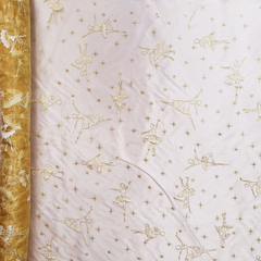 Tecido Organza com Glitter Bailarina Dourado - Tecidos Baratos - Compre e receba em casa.
